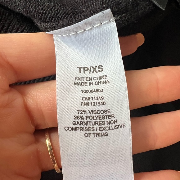 Dynamite Black Sweater Wide Leg Pant - Picture 6 of 6